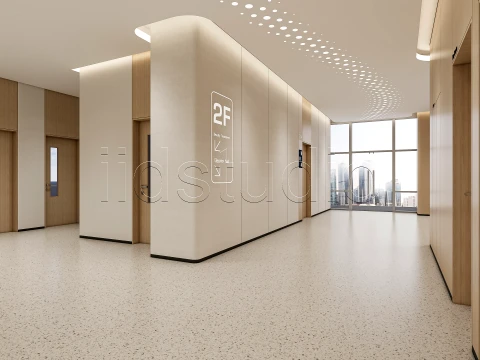 Hospital corridor 2 3D Model