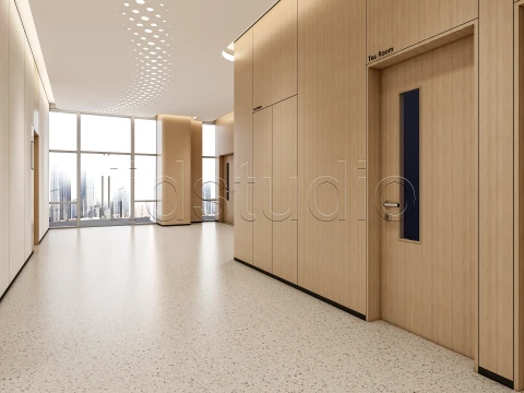 Hospital corridor 2 3D Model