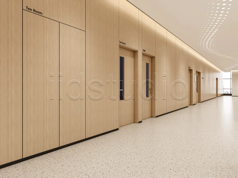 Hospital corridor 2 3D Model