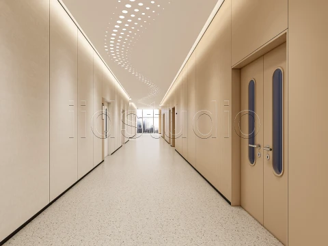 Hospital corridor 2 3D Model