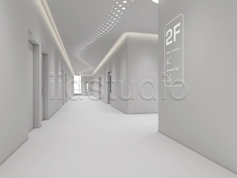 Hospital corridor 2 3D Model
