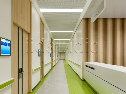 Hospital corridor 6 3D Model