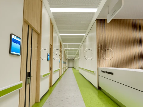Hospital corridor 6 3D Model