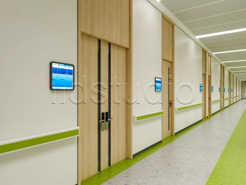 Hospital corridor 6 3D Model