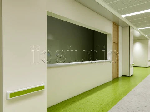 Hospital corridor 6 3D Model
