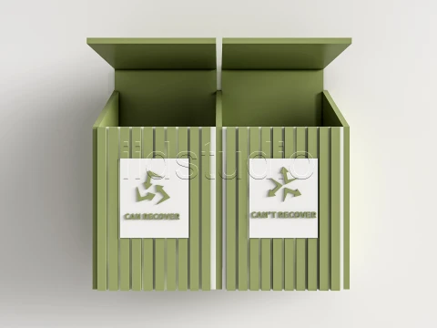 Hospital Departmental Guide Signage 5 3D Model