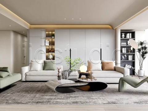 LIVING ROOM 1 3D 模型
