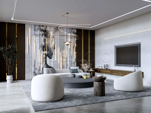 LIVING ROOM 2 3D Model