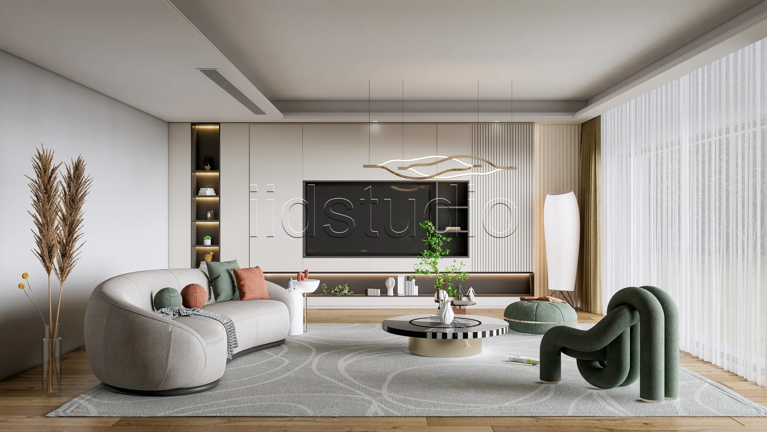 LIVING ROOM 3 3D Model .c4d .max .obj .3ds .fbx .stl .blend 