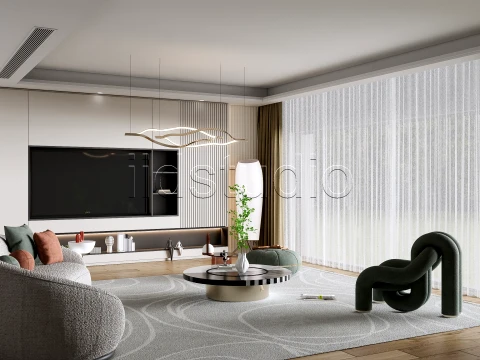 LIVING ROOM 3 3D Model