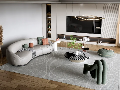 LIVING ROOM 3 3D Model