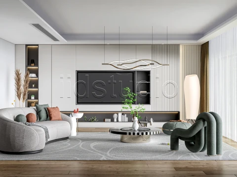 LIVING ROOM 3 3D Model