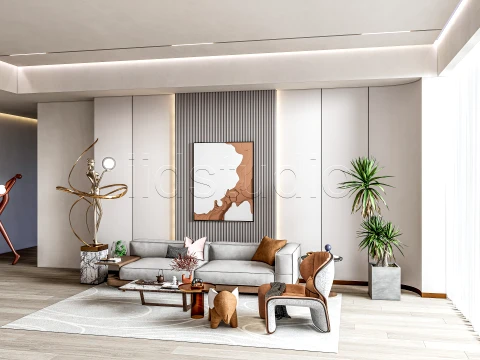 LIVING ROOM 4 3D Model