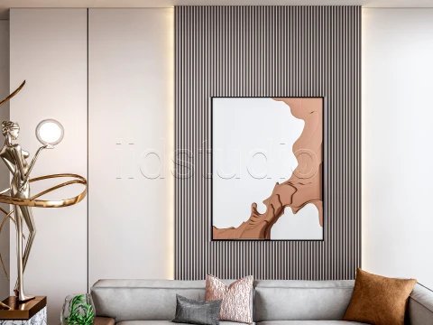 LIVING ROOM 4 3D Model