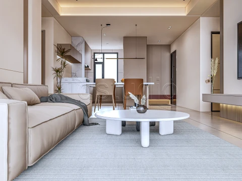 LIVING ROOM 6 3D Model