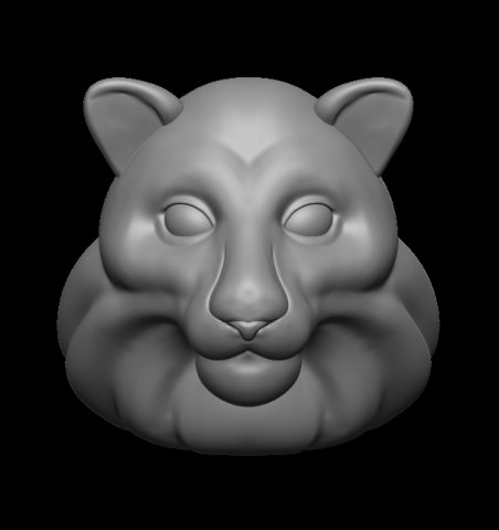 Wolf Model Cetak 3D .c4d .max .obj .3ds .fbx .stl .blend 