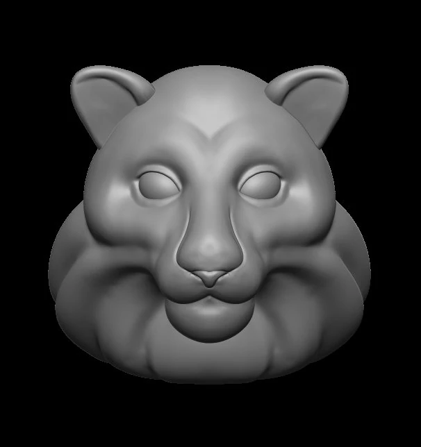 Wolf 3D Print Model .c4d .max .obj .3ds .fbx .stl .blend 