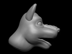 Dog 3D Print Model