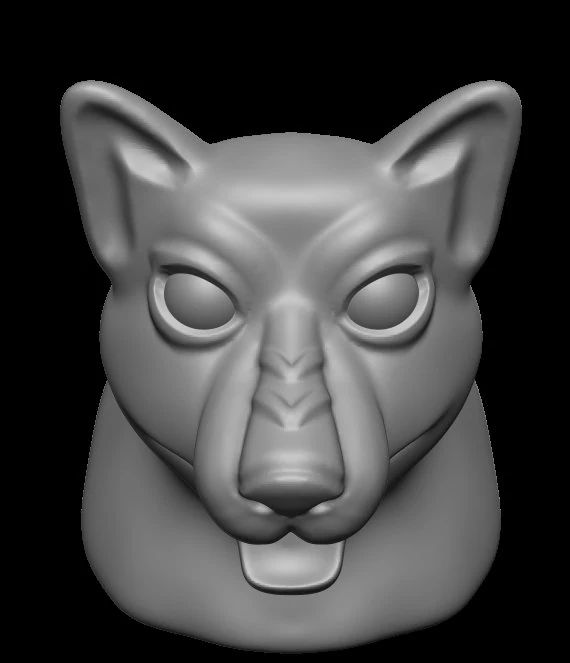 Dog 3D Print Model .c4d .max .obj .3ds .fbx .stl .blend 