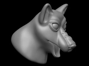 Dog 3D Print Model