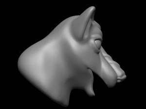 Dog 3D Print Model