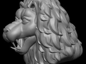 Lion 3D Print Model