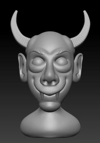 Адский мальчик 3D Принт Модель .c4d .max .obj .3ds .fbx .stl .blend