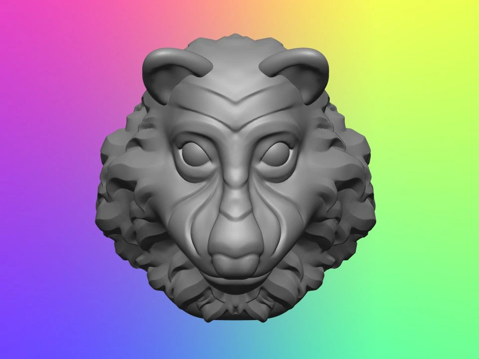 Wolf 3D Print Model .c4d .max .obj .3ds .fbx .stl .blend 