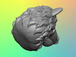 Wolf 3D Print Model