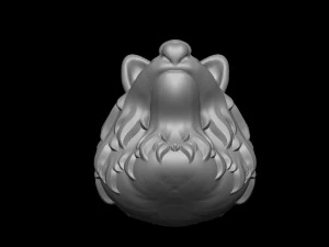 Wolf 3D Print Model