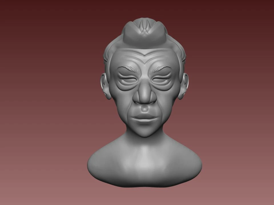 Man character 3D Print Model .c4d .max .obj .3ds .fbx .stl .blend