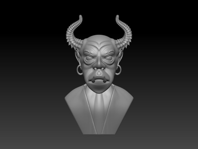 Hell Boy Modello di stampa 3D .c4d .max .obj .3ds .fbx .stl .blend 