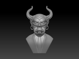 Hell Boy 3D 프린트 모델