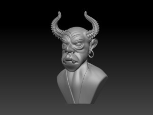 Hell Boy Modello di stampa 3D