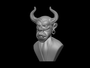 Hell Boy Modello di stampa 3D