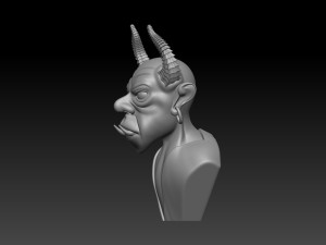 Hell Boy Modello di stampa 3D