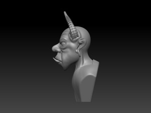 Hell Boy Modello di stampa 3D