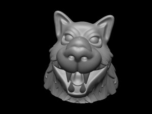 Dog Model Cetak 3D