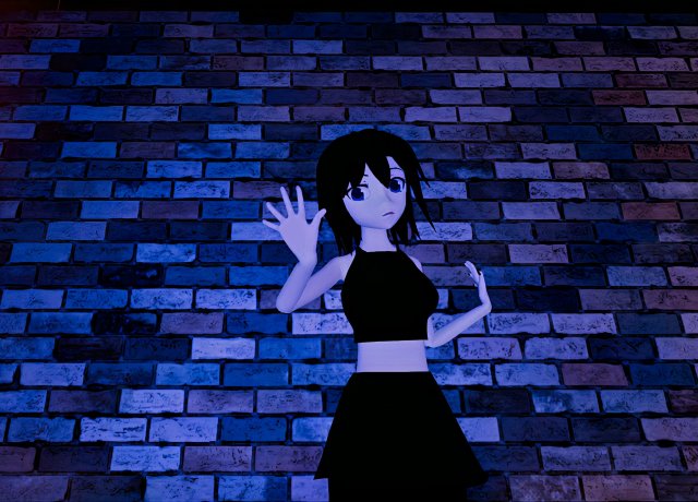 HanakoVRChat Modèle 3D .c4d .max .obj .3ds .fbx .stl .blend 