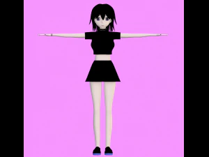 HanakoVRChat 3D Model