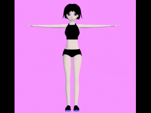HanakoVRChat 3D Model