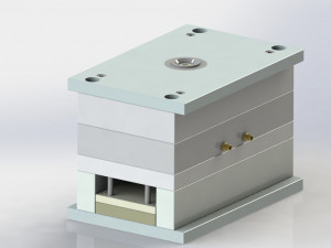 Plastic injection mold-pipe coupling piece 3Dモデル