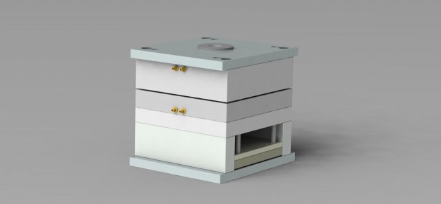Plastic Injection Mold Design 3D 模型 .c4d .max .obj .3ds .fbx .stl .blend 