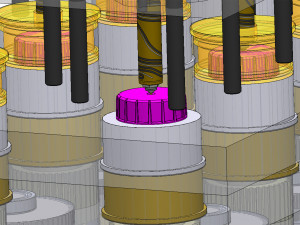 Plastic Injection Mold Design - Gearbox Lid Mold Modello 3D