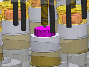 Plastic Injection Mold Design - Gearbox Lid Mold 3D Model