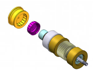 Plastic Injection Mold Design - Gearbox Lid Mold 3D Model