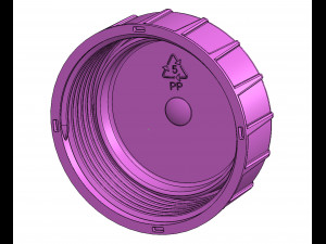 Plastic Injection Mold Design - Gearbox Lid Mold Modello 3D