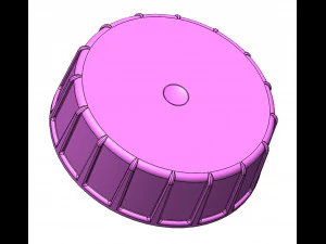 Plastic Injection Mold Design - Gearbox Lid Mold 3D Model