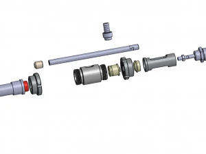 Liquid Filling Piston Nozzle 3D Model