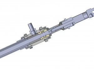 Liquid Filling Piston Nozzle 3D Model